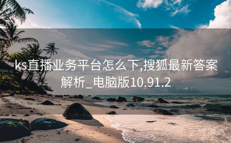 ks直播业务平台怎么下,搜狐最新答案解析_电脑版10.91.2