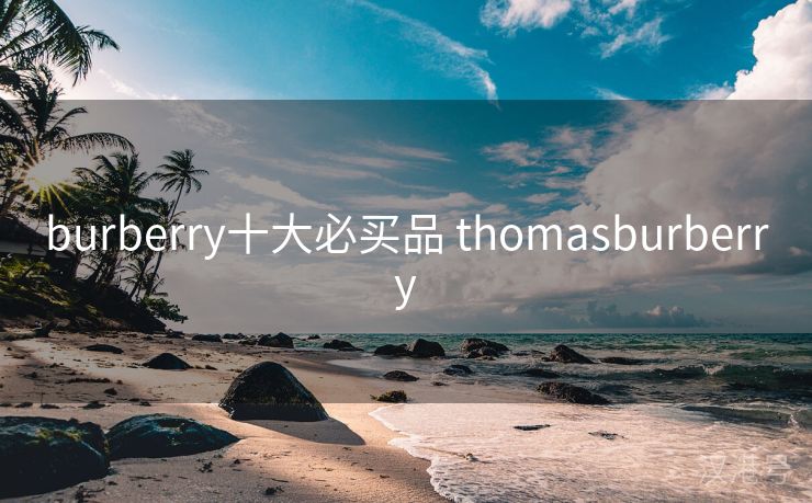 burberry十大必买品 thomasburberry