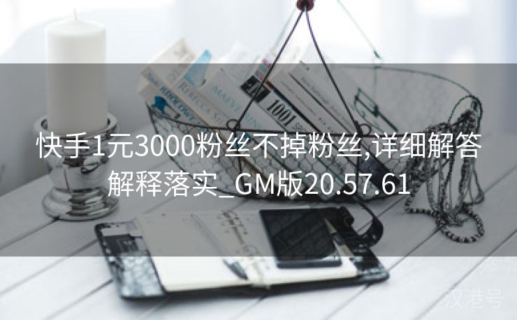 快手1元3000粉丝不掉粉丝,详细解答解释落实_GM版20.57.61