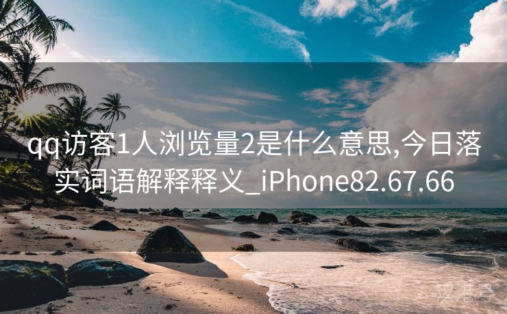 qq访客1人浏览量2是什么意思,今日落实词语解释释义_iPhone82.67.66