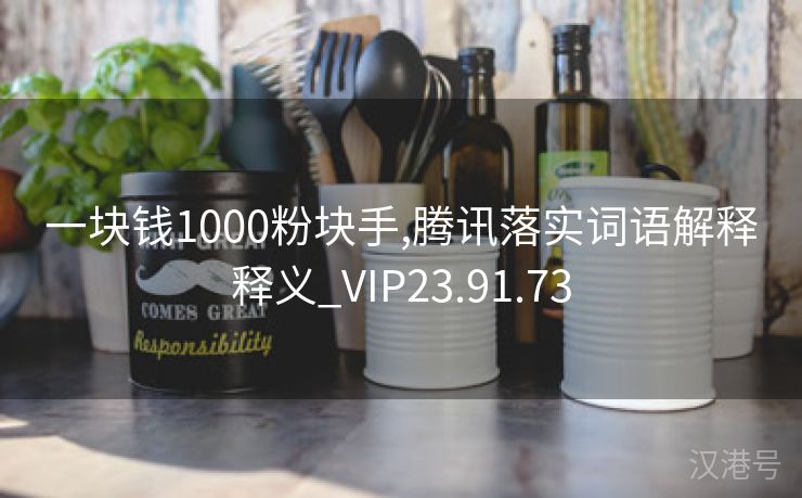 一块钱1000粉块手,腾讯落实词语解释释义_VIP23.91.73