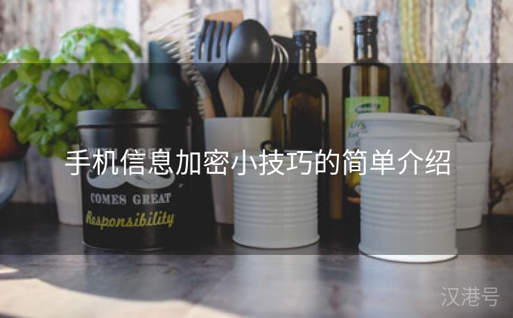 手机信息加密小技巧的简单介绍