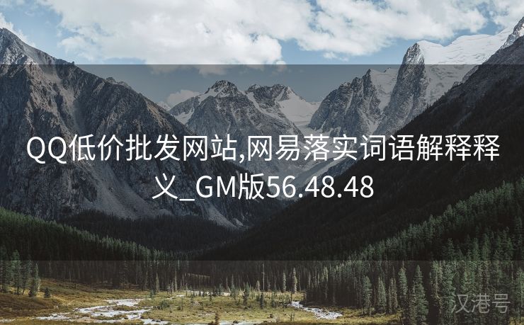 QQ低价批发网站,网易落实词语解释释义_GM版56.48.48