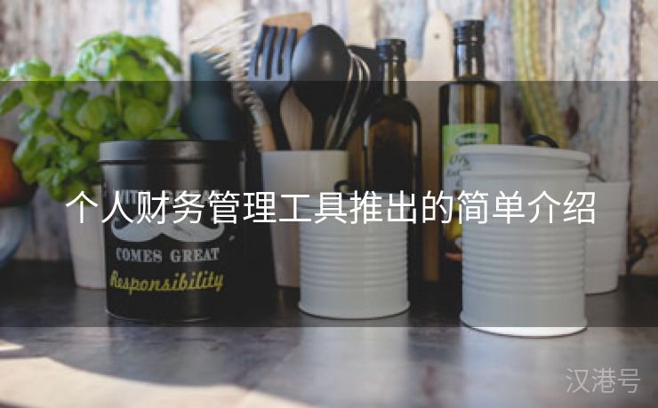 个人财务管理工具推出的简单介绍