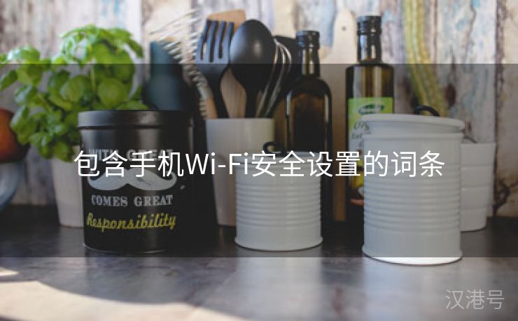 包含手机Wi-Fi安全设置的词条