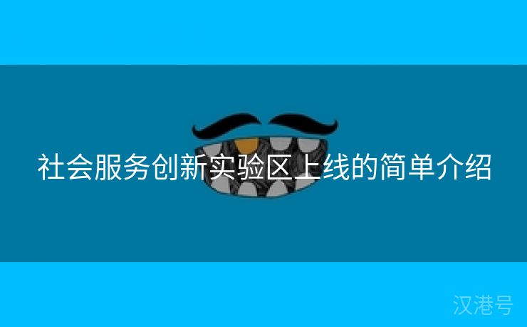 社会服务创新实验区上线的简单介绍