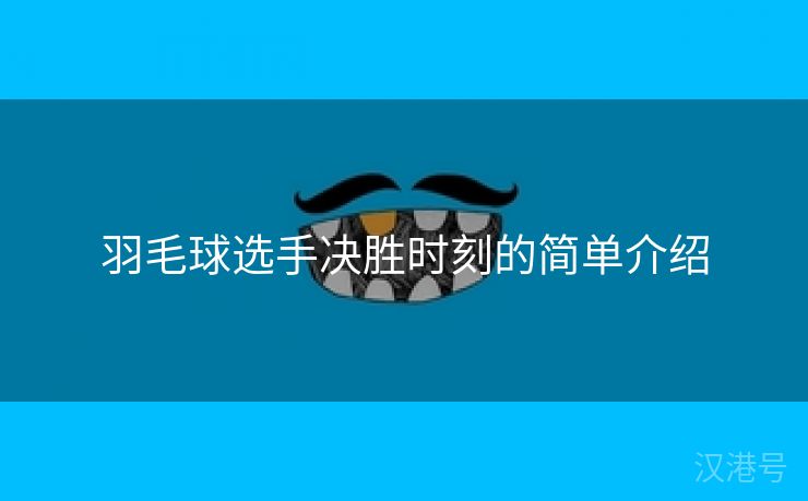 羽毛球选手决胜时刻的简单介绍