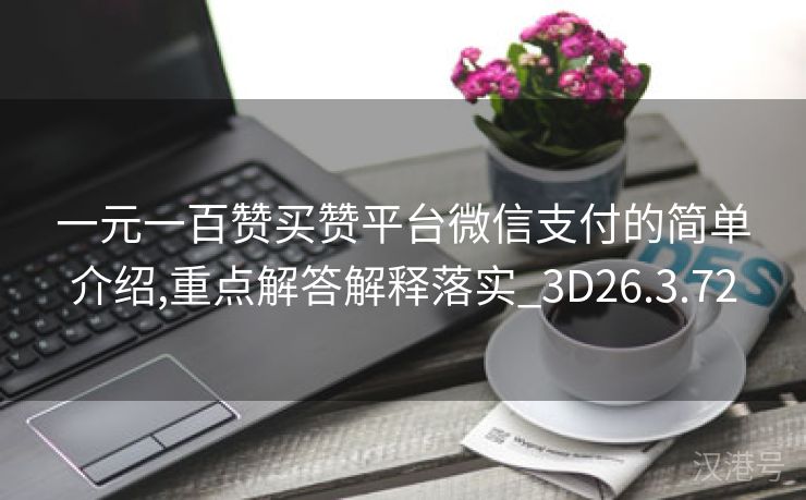 一元一百赞买赞平台微信支付的简单介绍,重点解答解释落实_3D26.3.72