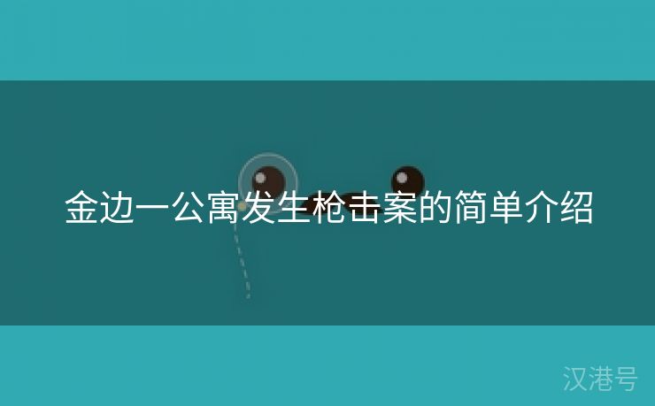 金边一公寓发生枪击案的简单介绍