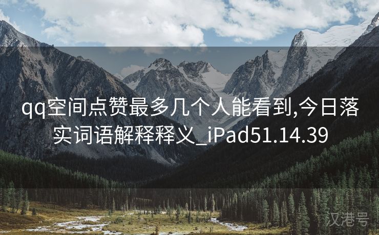 qq空间点赞最多几个人能看到,今日落实词语解释释义_iPad51.14.39