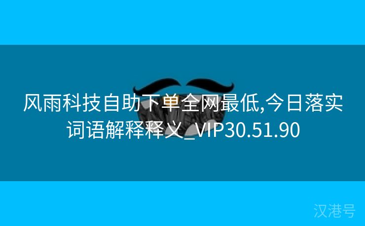 风雨科技自助下单全网最低,今日落实词语解释释义_VIP30.51.90