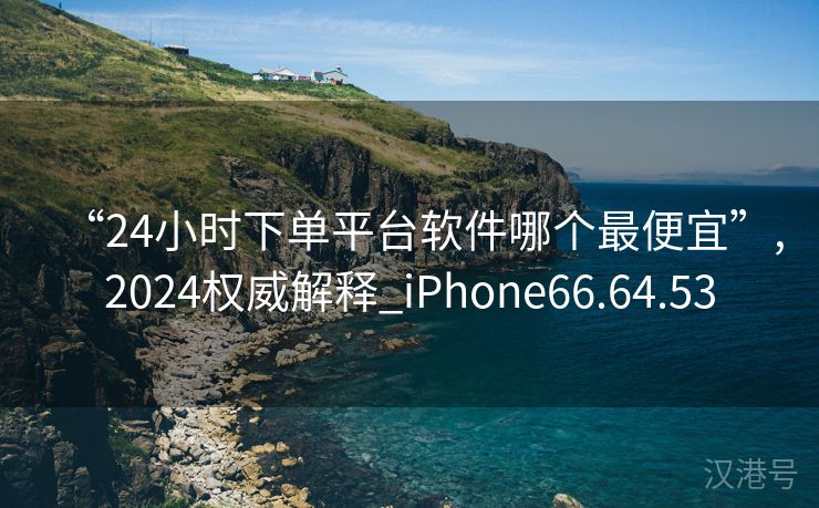 “24小时下单平台软件哪个最便宜”,2024权威解释_iPhone66.64.53