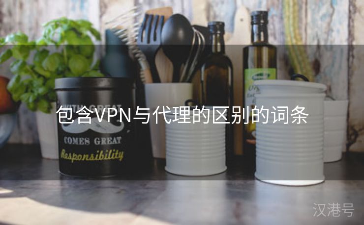 包含VPN与代理的区别的词条