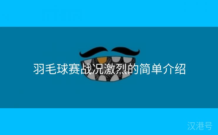 羽毛球赛战况激烈的简单介绍