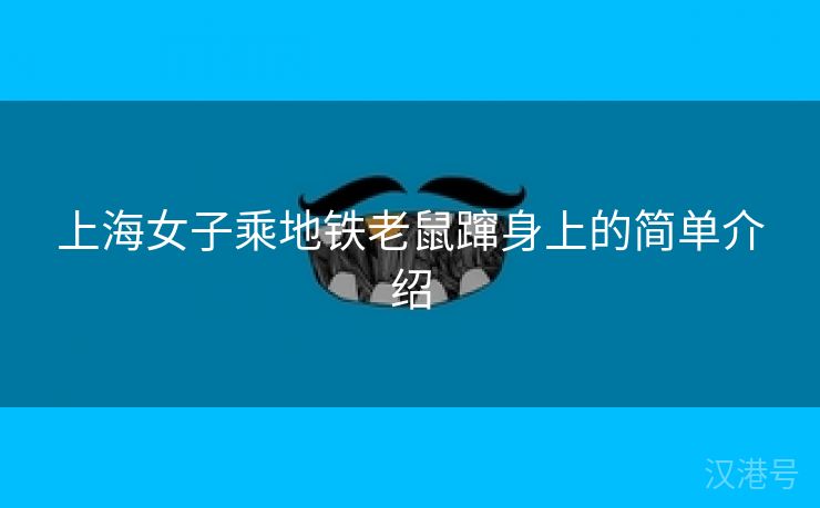 上海女子乘地铁老鼠蹿身上的简单介绍