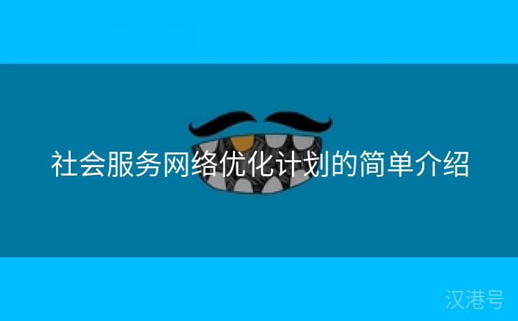 社会服务网络优化计划的简单介绍