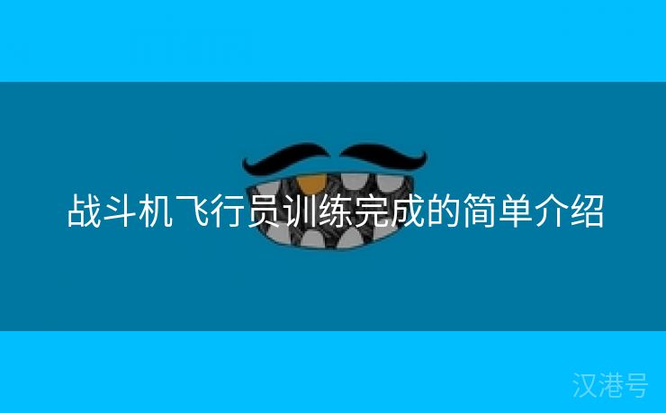 战斗机飞行员训练完成的简单介绍