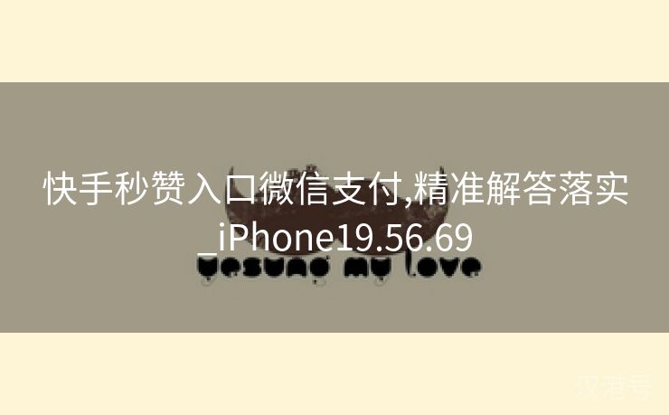 快手秒赞入口微信支付,精准解答落实_iPhone19.56.69