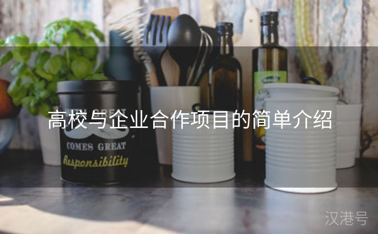 高校与企业合作项目的简单介绍