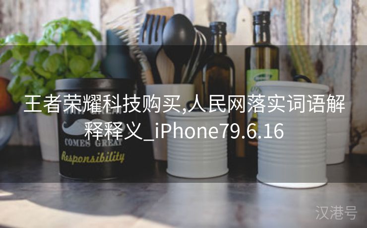 王者荣耀科技购买,人民网落实词语解释释义_iPhone79.6.16