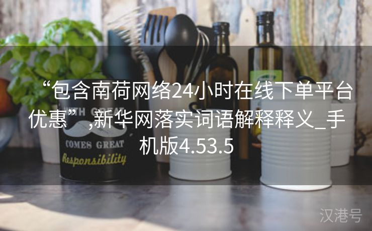 “包含南荷网络24小时在线下单平台优惠”,新华网落实词语解释释义_手机版4.53.5