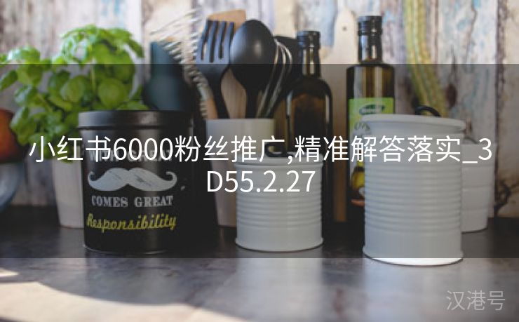 小红书6000粉丝推广,精准解答落实_3D55.2.27